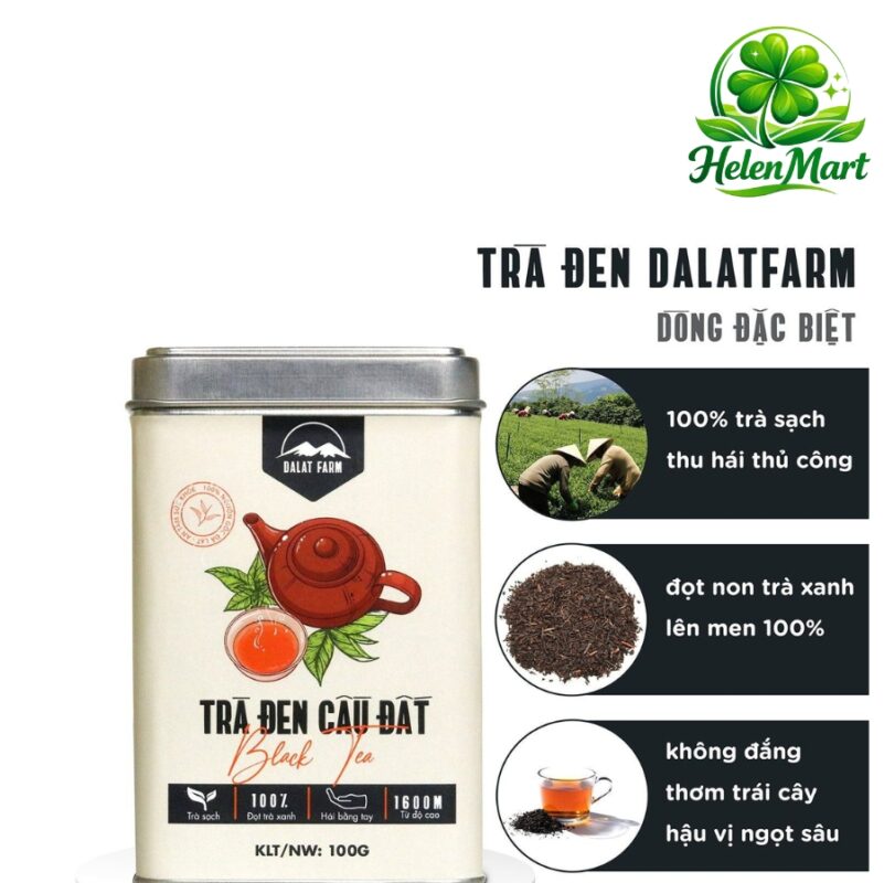 Cau Dat Black Tea – Special Edition (100 g Tin) – Wholesale Price
