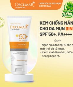 Decumar advanced Nano technology sunscreen, oil control for acne-prone skin 50g